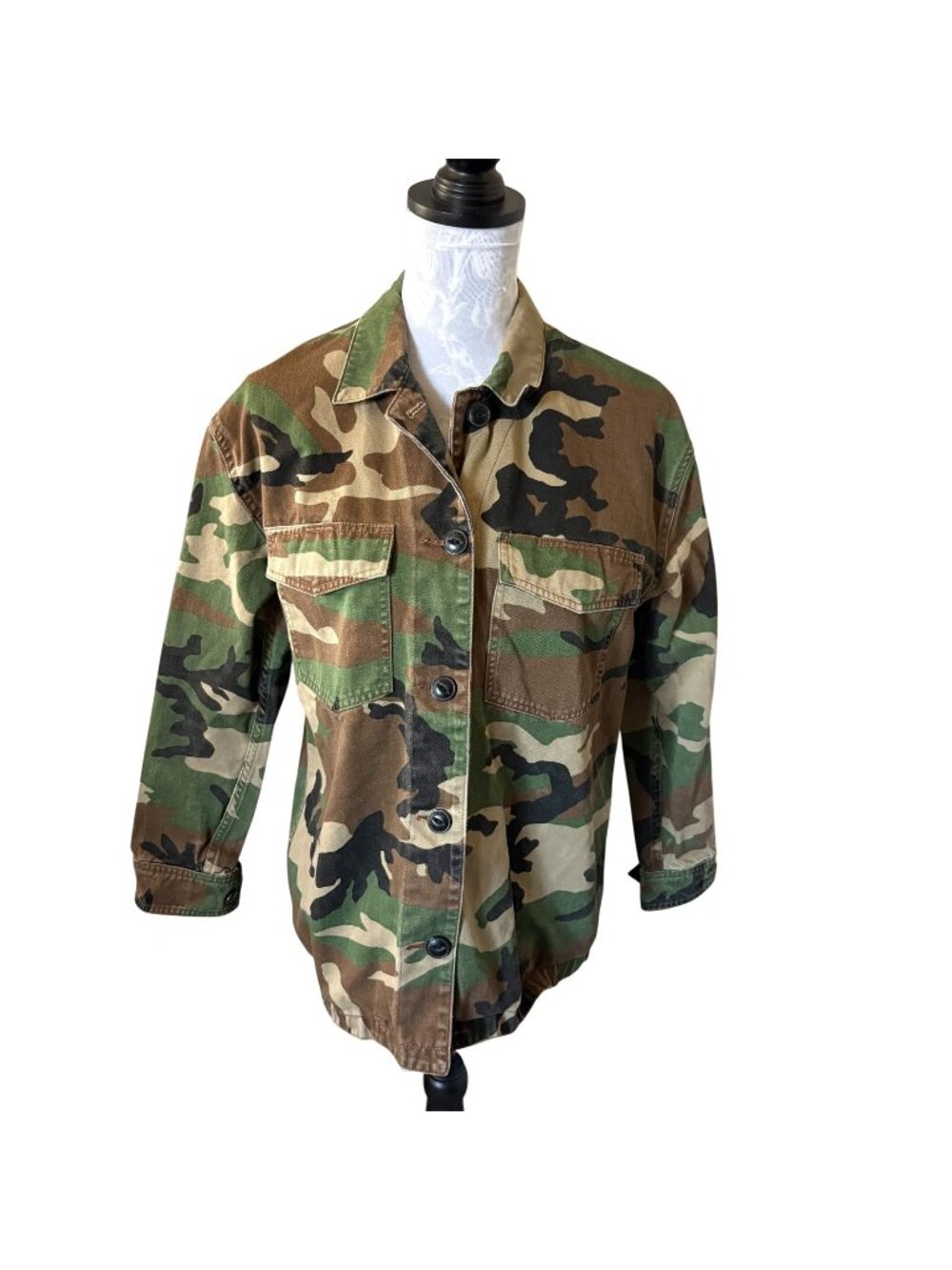 Rag and Bone Long Sleeve Camo Shirt Mens Small
